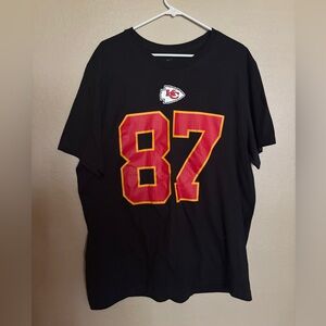 Travis Kelce Kansas City Chiefs Nike Black T-Shirt Men XL